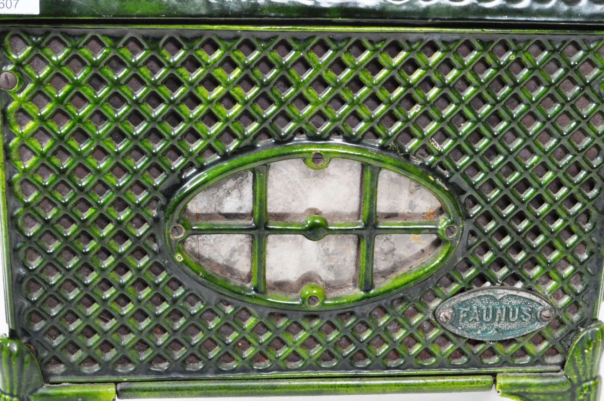 FANUS - VINTAGE FRENCH CAST IRON ENAMEL STOVE - Bild 3 aus 7