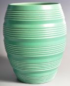 KEITH MURRAY FOR WEDGWOOD 1930'S ART DECO RIBBED VASE