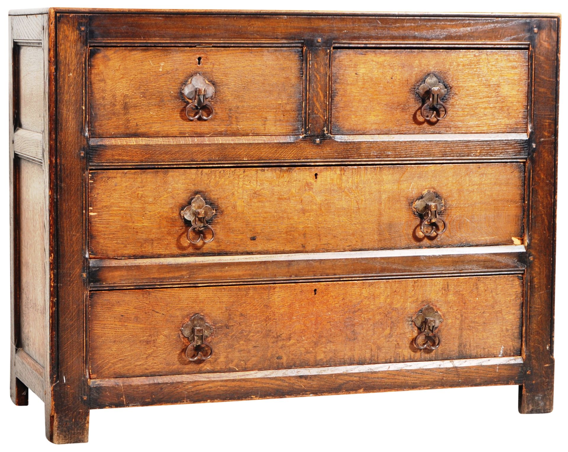 LIBERTY OF LONDON ARTS & CRAFTS OAK CHEST OF DRAWERS