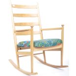 DANISH ROCKING CHAIR BY NIELS EILERSEN WITH EMMA SHIPLEY FABRIC