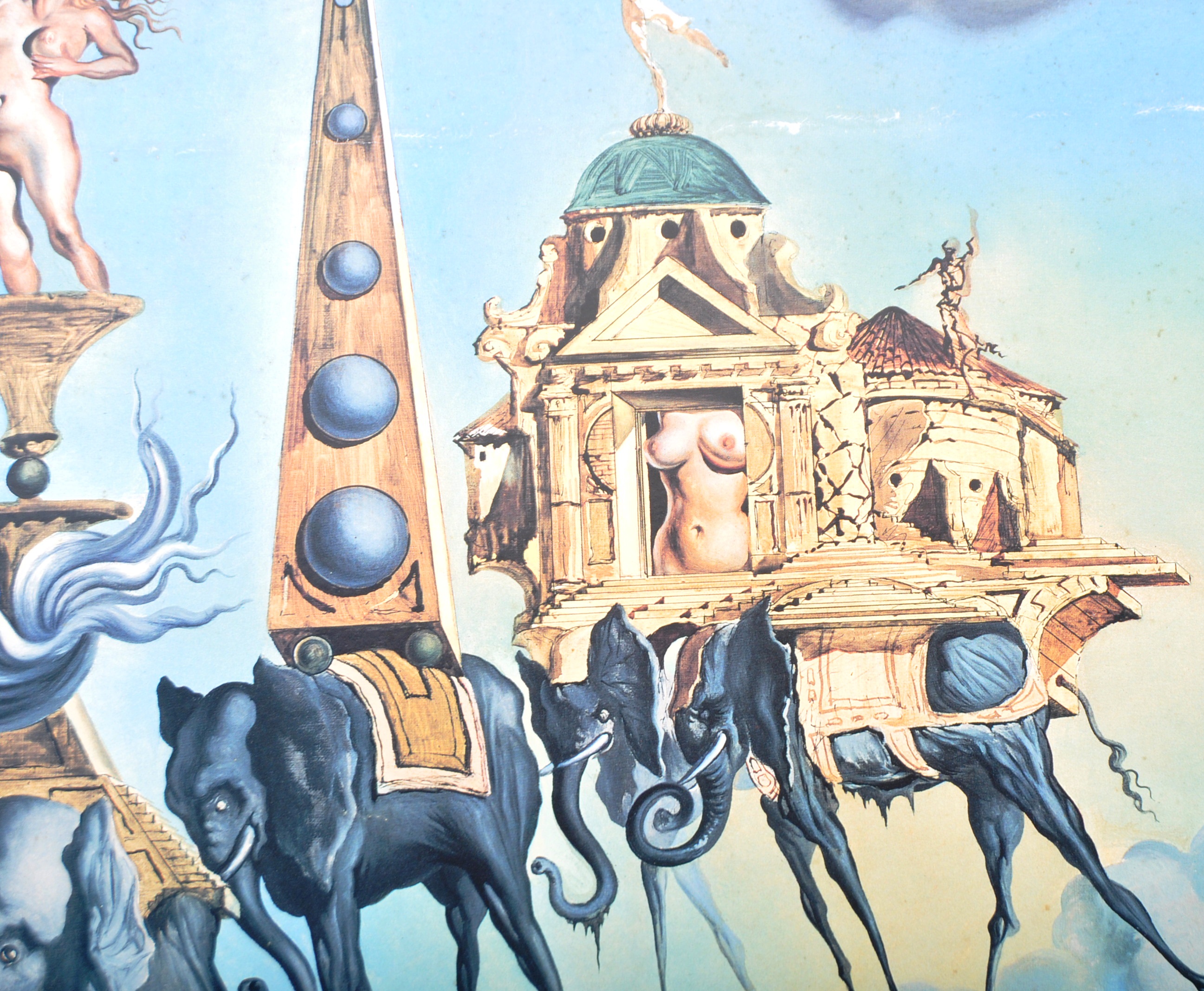 SALVADOR DALI - TWO MID CENTURY COLOURED PRINTS ON BOARD - Image 8 of 10