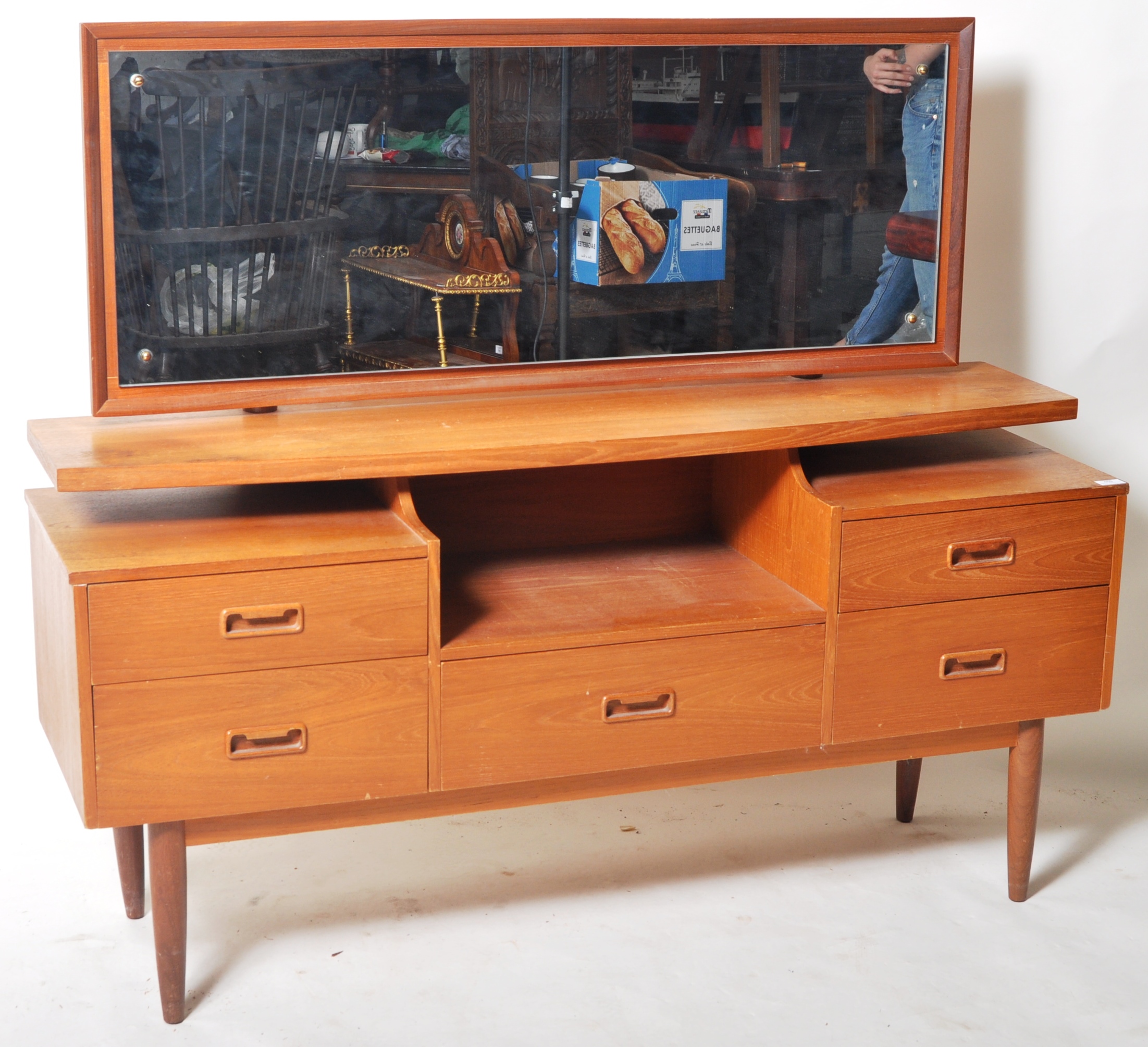 1970'S DANISH TEAK WOOD DRESSING TABLE CHEST - Image 2 of 6