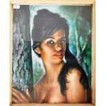 J. H. LYNCH - TINA - ORIGINAL RETRO 1960S FRAMED PICTURE