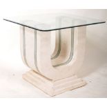 MAITLAND SMITH - 80'S HOLLYWOOD REGENCY ART DECO STYLE TABLE