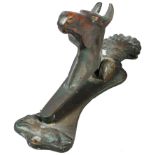 20TH CENTURY HUNTING INTEREST HORSE HEAD DOOR KNOCKER