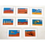 CAMPBELL FREDERICK CORNISH - POSTCARDS OF AUSTRALIA ARTWORK