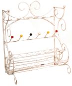 MID 20TH CENTURY RETRO ATOMIC WIRE WORK WINE RACK