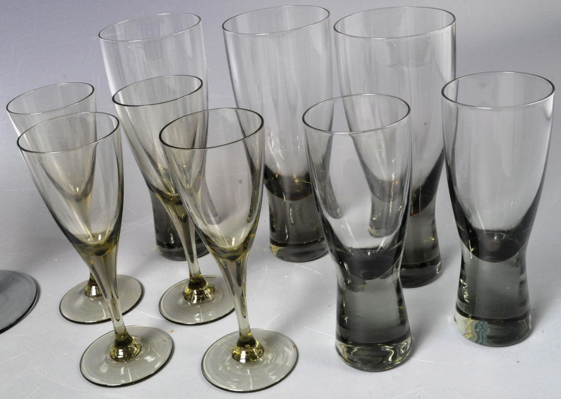 MIXED COLLECTION OF RETRO SCANDINAVIAN DRINKING GLASSES - Bild 5 aus 5