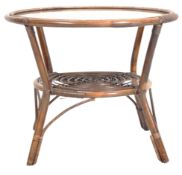 RETRO VINTAGE ITALIAN BAMBOO COFFEE TABLE