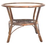 RETRO VINTAGE ITALIAN BAMBOO COFFEE TABLE