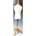VINTAGE FRENCH SHOP DISPLAY TABLE TOP FEMALE MANNEQUIN STAND