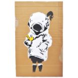 BANKSY - SPACE GIRL & BIRD - DISMALAND 2015 ' FREE ART '