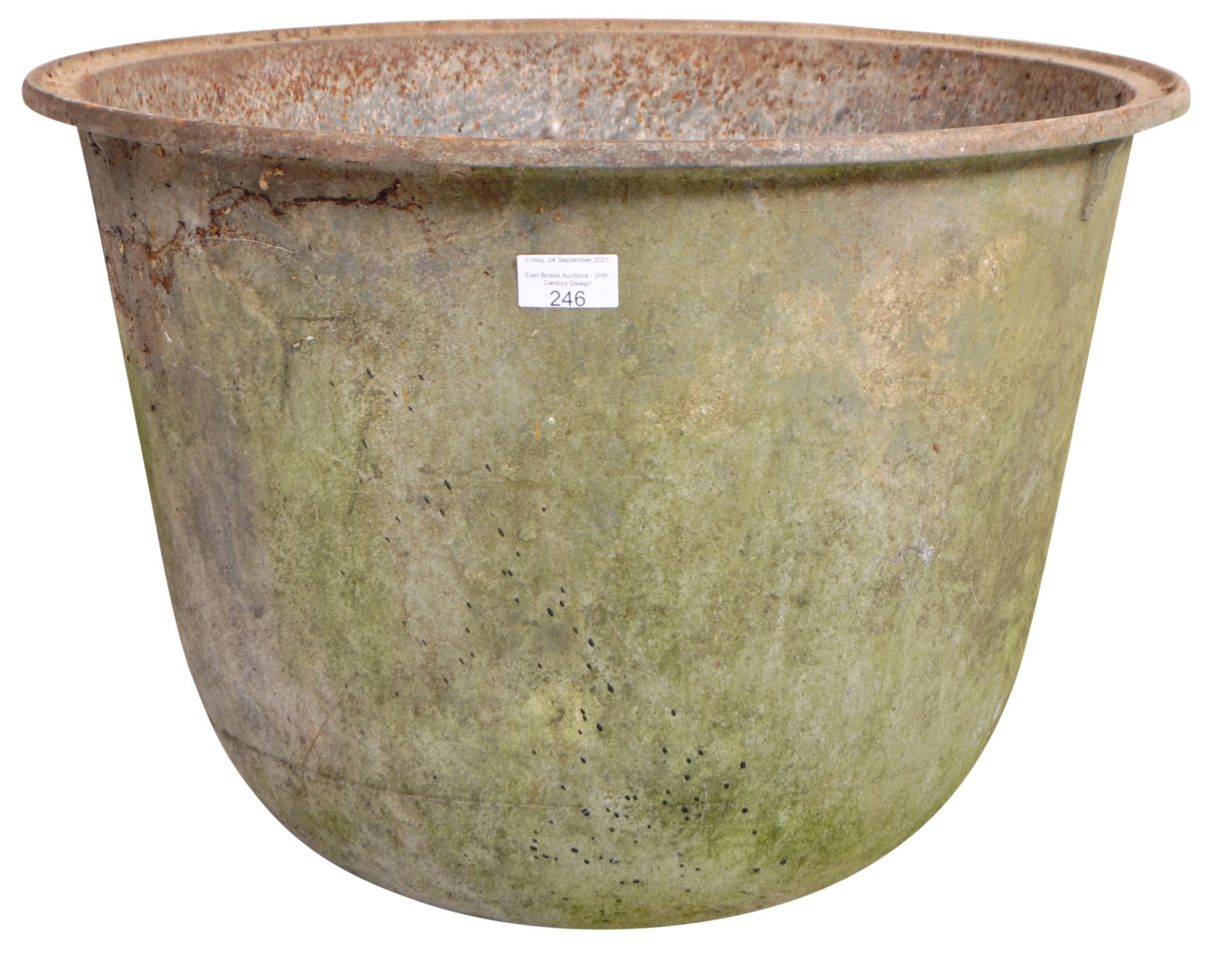 EARLY 20TH CENTURY CAST IRON PLANTER JARDINIERE