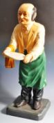 VINTAGE MID 20TH CENTURY NOVELTY BUTLER STAND STATUE