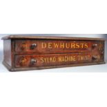 DEWHURST SYLKO - ADVERTISING TABLETOP RETAILERS STORAGE CHEST