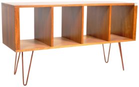 CONTEMPORARY MODERNIST MINIMALIST LOW OAK SIDEBOARD MEDIA UNIT