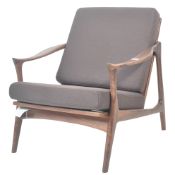 MANNER OF FREDRIK KAYSER - CONTEMPORARY WALNUT LOUNGE CHAIR