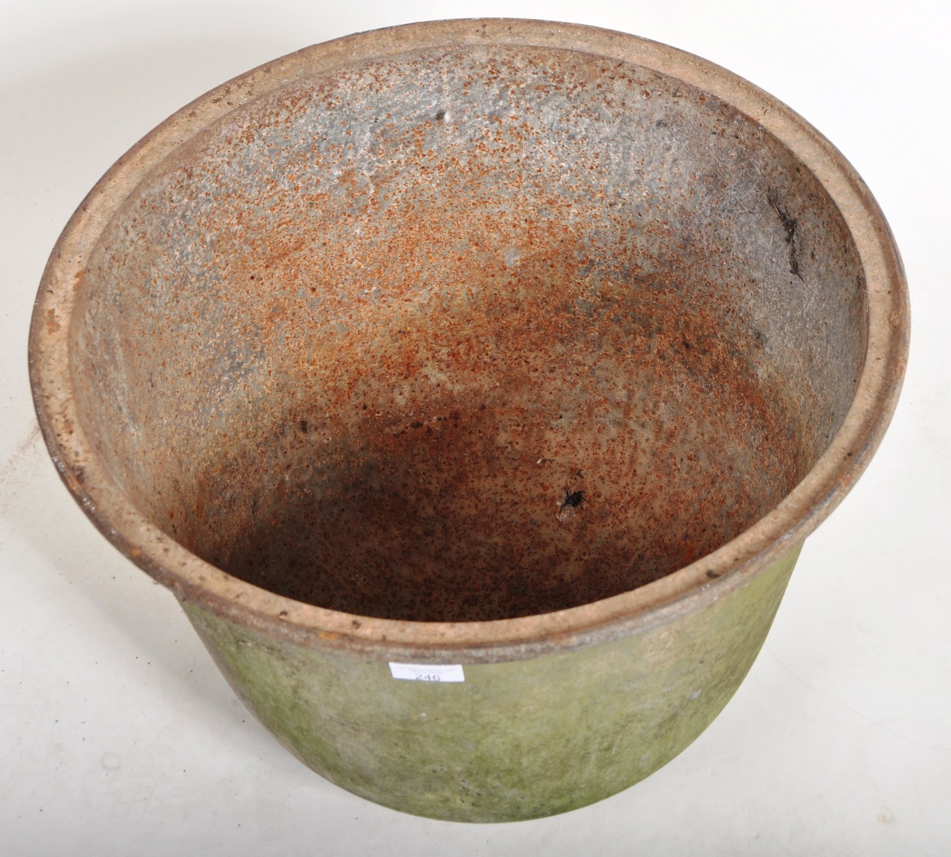 EARLY 20TH CENTURY CAST IRON PLANTER JARDINIERE - Bild 4 aus 4