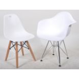 TWO EAMES STYLE CHILDERN'S CHAIRS - DSW & DAR EXAMPLES