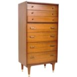 E. GOMME - G-PLAN - MID CENTURY TEAK PEDESTAL CHEST OF DRAWERS