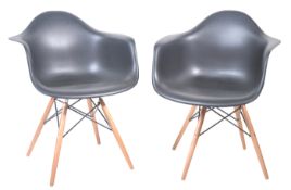AFTER CHARLES & RAY EAMES - DAW CHAIRS - SET OF DINING CHAIRS