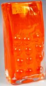 GEOFFREY BAXTER -WHITEFRIARS - 9670 - TANGERINE MOBILE PHONE VASE