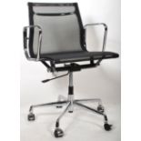 MANNER OF EAMES - SWIVEL OFFICE DESK ARMCHAIR