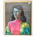 AFTER TRETCHIKOFF - MISS WONG - RETRO VINTAGE PRINT