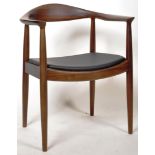 AFTER HANS J WEGNER - KENNEDY CHAIR - CONTEMPORARY ARMCHAIR