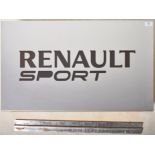 RENAULT SPORT - POINT OF SALE FORECOURT ADVERTISING SIGN