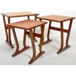 NATHAN -RETRO TEAK GRADUATING NEST OF TABLES MODEL 5654