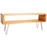 CONTEMPORARY MODERNIST MINIMALIST PINE MEDIA UNIT