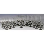 OFFEFORS - COLLECTION OF SMOKEY GLASS DRINKING GLASSES
