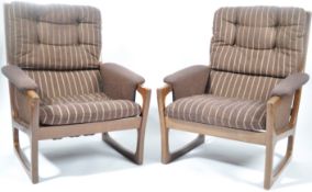 FOLKE OHLSSON - GIMSON & SLATER - PAIR OF 1960'S ARMCHAIRS