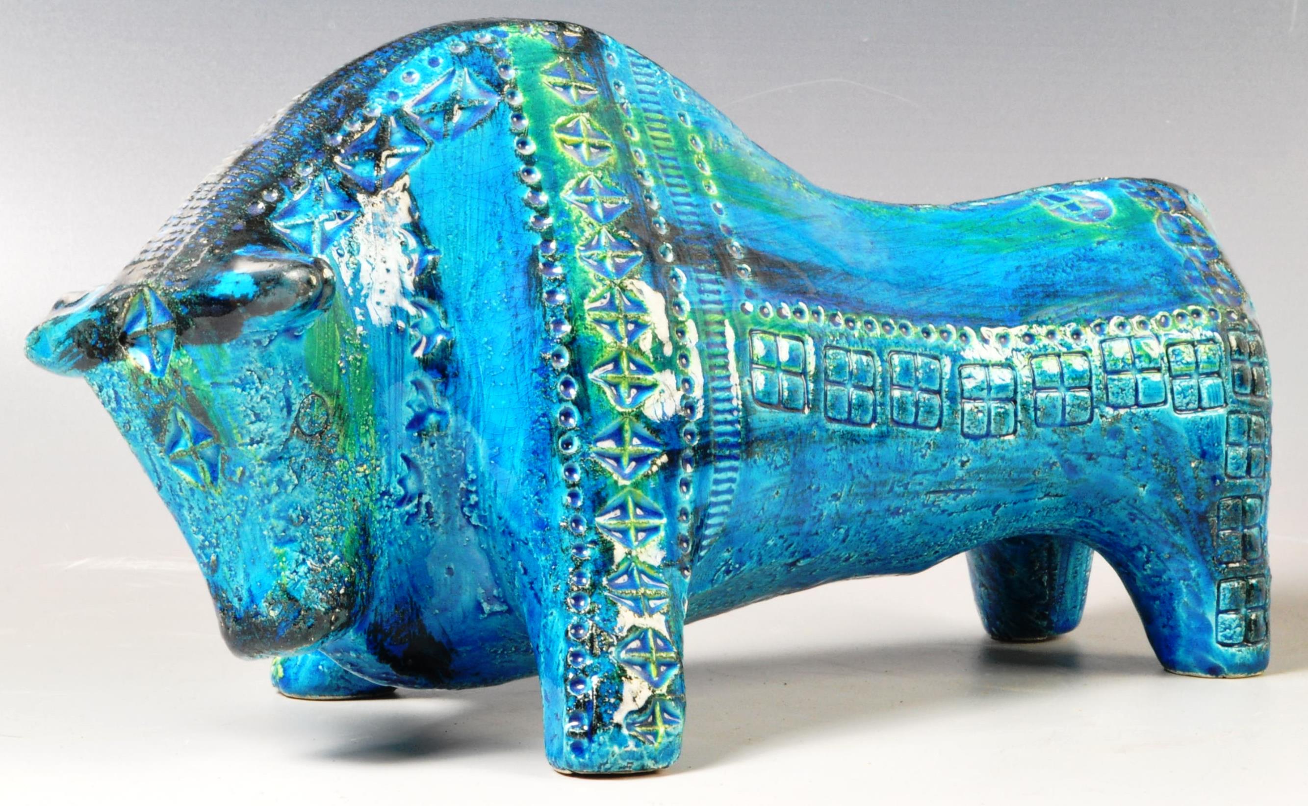 ALDO LONDI FOR BITOSSI - RIMINI BLU STUDIO POTTERY BULL