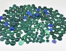 LOOSE GEMSTONES - LARGE QUANTITY OF DYED AGATE GEMSTONES