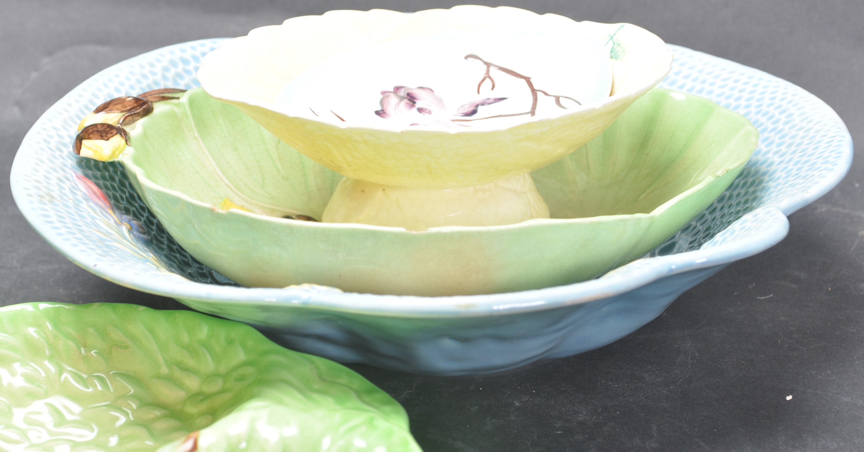 COLLECTION OF 1930'S CARLTON WARE AND BESWICK CABBAGE WARE - Image 5 of 9