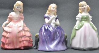 THREE ROYAL DOULTON CERAMIC FIGURINES