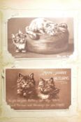 LARGE COLLECTION OF EARLY 20TH CENTURY AND MID 20TH CENTURY CAT’S POSTCARDS