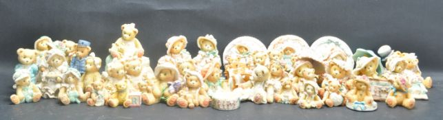 GROUP OF 45 CHERISHED TEDDIES BY P. HILLMAN