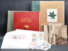 COLLECTION OF 20TH CENTURY STAMPS AND POSTCARDS