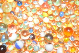 COLLECTION OF 20TH CENTURY GLASS MARBLES