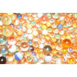 COLLECTION OF 20TH CENTURY GLASS MARBLES