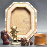 COLLECTION OF MID 20TH CENTURY WOODEN HAND CARVED WARE