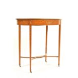 EDWARDIAN SATINWOOD OCCASIONAL TABLE