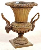 GEORGE III REVIVAL BRONZE URN