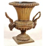 GEORGE III REVIVAL BRONZE URN