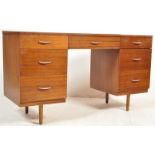 VINTAGE RETRO STAG TEAK WOOD DESK