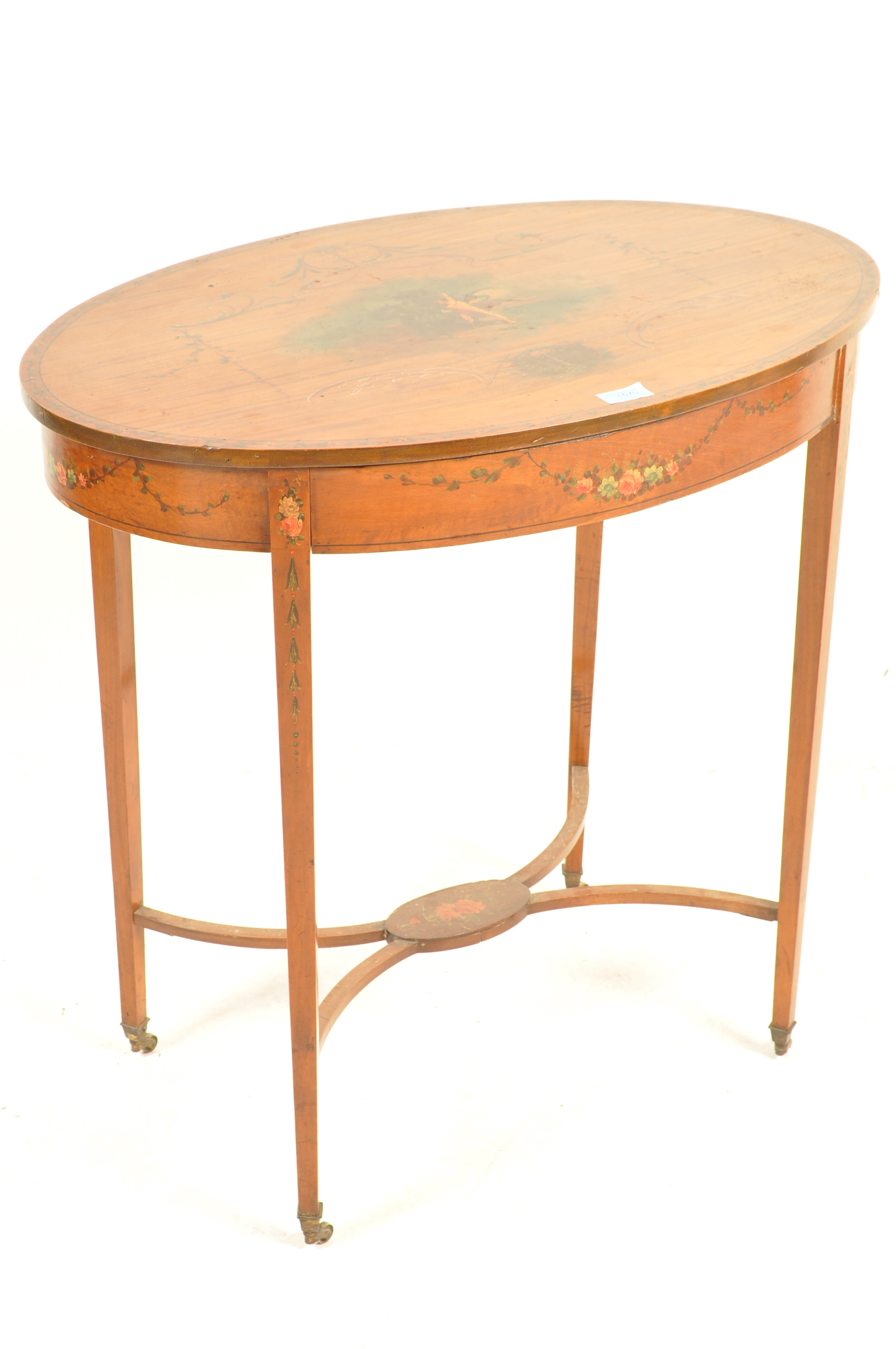 EDWARDIAN SATINWOOD OCCASIONAL TABLE - Image 2 of 7