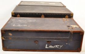 THREE 1930’S SHIPPING TRUNKS